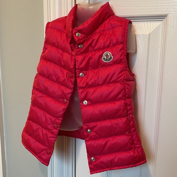 Pink Moncler 4T Puffer Vest - Picture 2 of 9